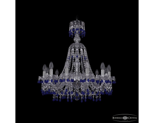 Основное фото Люстра подвесная Bohemia Ivele Crystal 1410/12/240/XL-74 Ni V3001: Купить в Интернет магазин освещения GCSVET.RU