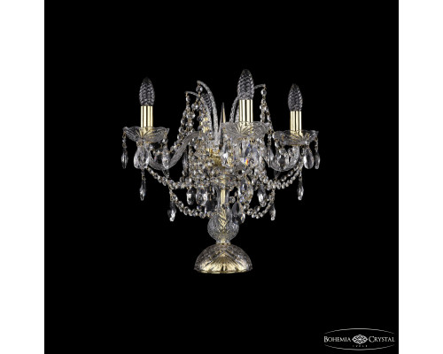 Основное фото Лампа настольная Bohemia Ivele Crystal 1411L/4/141-39 G: Купить в Интернет магазин освещения GCSVET.RU