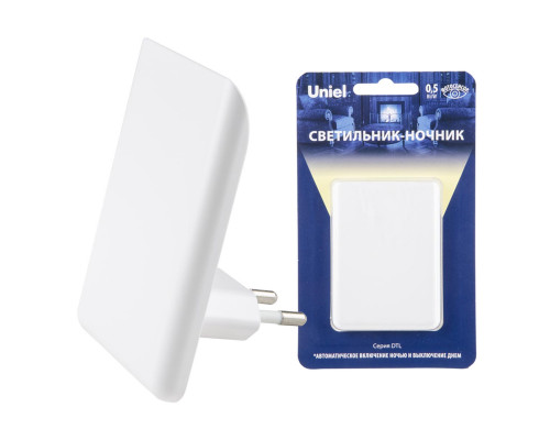 Дополнительное фото Светильник-ночник Uniel DTL-320 Прямоугольник/White/Sensor UL-00007221: Купить в Интернет магазин освещения GCSVET.RU