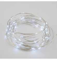 Светодиодная гирлянда Uniel Роса (UL-00007184) белый ULD-S0500-050/SCB/2AA White IP20 Dew