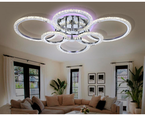 Дополнительное фото Люстра потолочная с пультом Ambrella Light Acrylica Original FA413: Купить в Интернет магазин освещения GCSVET.RU