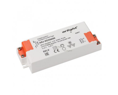 Основное фото Сетевой адаптер Arlight ARJ-KE50600 (30W, 600mA, PFC) 023077: Купить в Интернет магазин освещения GCSVET.RU