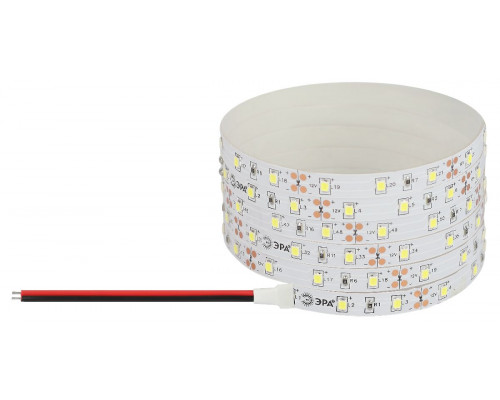 Дополнительное фото Лента светодиодная Эра 12В 2835 4,8Вт/м 3000K 5м IP20 LS2835-60LED-IP20-WW-eco-5m Б0035587: Купить в Интернет магазин освещения GCSVET.RU