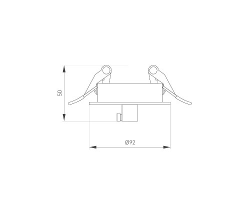 Дополнительное фото Чаша потолочная встраиваемая Arlight SPX-CANOPY-R90-C4 (WH) 046006: Купить в Интернет магазин освещения GCSVET.RU