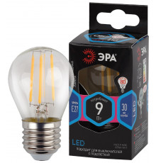 Светодиодная лампочка Эра F-LED P45-9w-840-E27 Б0047029