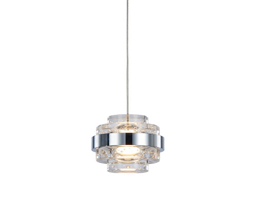 Основное фото Светильник подвесной Delight Collection MD22030002 MD22030002-1A chrome/clear: Купить в Интернет магазин освещения GCSVET.RU