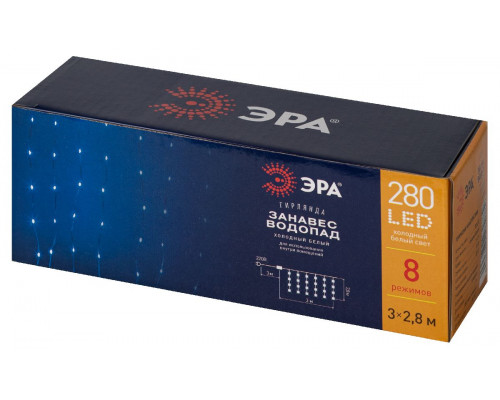 Дополнительное фото Светодиодная гирлянда Эра ENIN-300WD Б0060419: Купить в Интернет магазин освещения GCSVET.RU