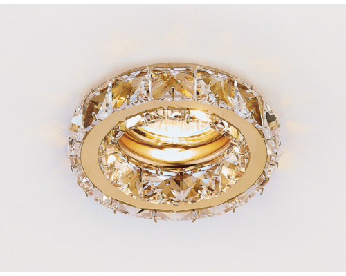 Основное фото Встраиваемый светильник Ambrella Light K112 CL/G: Купить в Интернет магазин освещения GCSVET.RU