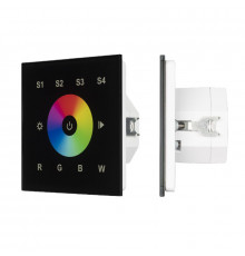 Сенсорная панель Arlight DALI-901-11-1G-4SC-RGBW-DT8-IN Black BUS/230V 037199