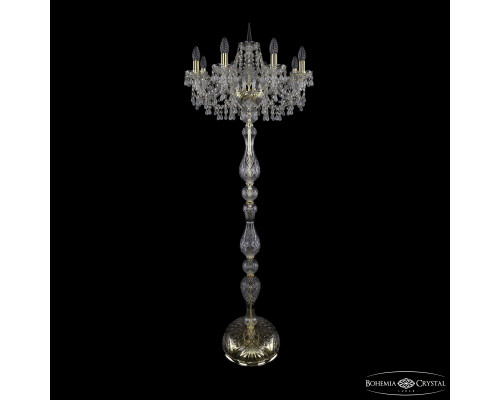 Основное фото Напольный светильник Bohemia Ivele Crystal 1410T1/8/195-160 G V0300: Купить в Интернет магазин освещения GCSVET.RU