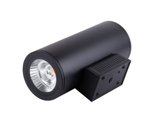 Дополнительное фото Светильник настенный для улицы Uniel ULU-S22D-2x22W/2700K IP65 BLACK UL-00010851: Купить в Интернет магазин освещения GCSVET.RU