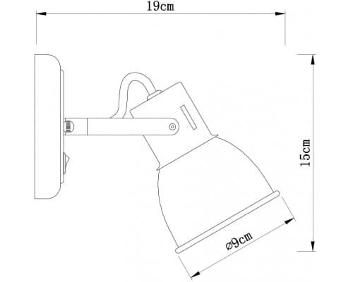 Дополнительное фото Светильник спот Arte Lamp A1677AP-1GY: Купить в Интернет магазин освещения GCSVET.RU