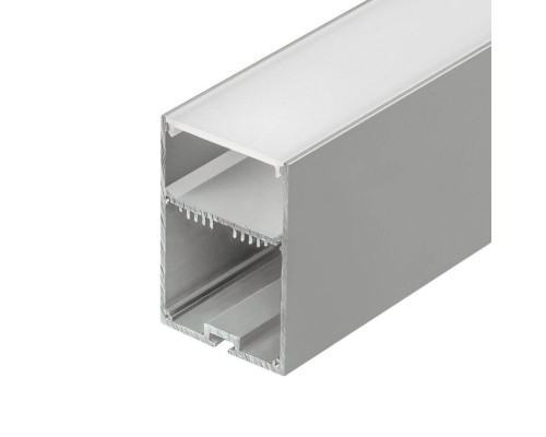 Основное фото Профиль с экраном Arlight SL-LINE-4970-2500 ANOD+OPAL 020466: Купить в Интернет магазин освещения GCSVET.RU