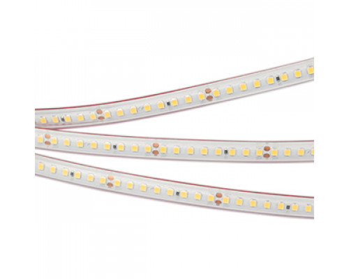 Основное фото Светодиодная лента (влагозащищенная) Arlight 12W/m 160LED/m 2835SMD теплый белый 50M 024559(2): Купить в Интернет магазин освещения GCSVET.RU
