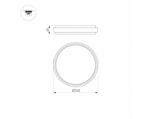 Дополнительное фото Светильник светодиодный уличный Arlight LGD-Giro-R240-25W Warm3000 029949: Купить в Интернет магазин освещения GCSVET.RU