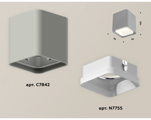 Дополнительное фото Светильник потолочный Ambrella Light Techno Spot XS7842010 (C7842, N7755): Купить в Интернет магазин освещения GCSVET.RU