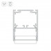 Дополнительное фото Алюминиевый профиль Arlight SL-LINE-4050-3L-2000 ANOD BLACK 044670: Купить в Интернет магазин освещения GCSVET.RU