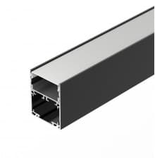 Алюминиевый профиль Arlight SL-LINE-4050-3L-2000 ANOD BLACK 044670