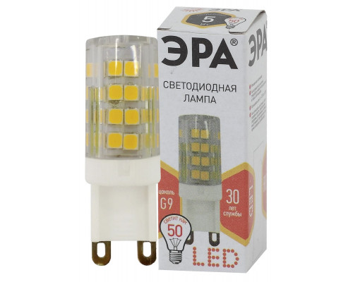 Основное фото Светодиодная лампочка Эра LED JCD-5W-CER-827-G9 Б0027863: Купить в Интернет магазин освещения GCSVET.RU