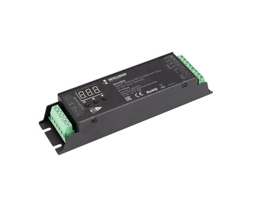 Основное фото Декодер Arlight SMART-DMX512-305-63-RDM-SUF Black (12-48V, 5x4A, Terminal) (IARL, IP20 Металл, 5 лет) 036244: Купить в Интернет магазин освещения GCSVET.RU