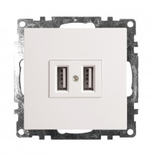 Розетка USB 2-местная Stekker Катрин 39686