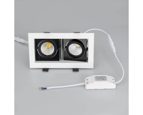 Дополнительное фото Светильник встраиваемый Arlight CL-KARDAN-S180x102-2x9W Day 024129: Купить в Интернет магазин освещения GCSVET.RU