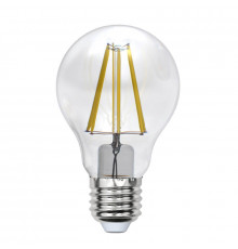 Филаментная лампа светодиодная Uniel E27 7W 3000K прозрачная LED-A60-7W/WW/E27/CL/MB GLM10TR