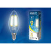Дополнительное фото Филаментная лампа светодиодная Uniel E27 7W 3000K прозрачная LED-A60-7W/WW/E27/CL/MB GLM10TR: Купить в Интернет магазин освещения GCSVET.RU