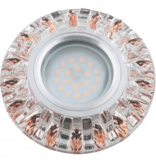 Светильник встраиваемый Fametto DLS-L121 GU5.3 CHROME/CLEAR+BRONZE UL-00000368