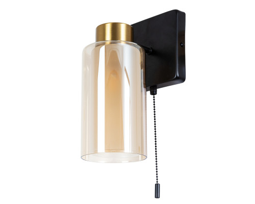Основное фото Настенный светильник Arte Lamp Leo A7027AP-1BK: Купить в Интернет магазин освещения GCSVET.RU