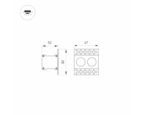 Дополнительное фото Светильник встраиваемый LED Arlight MS-Orient-Built-Trimless-TC-S38x67-5W Day4000 032228: Купить в Интернет магазин освещения GCSVET.RU
