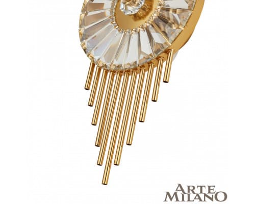 Дополнительное фото Светильник настенный Arte Milano 0552B.D255.H650.E14.3 G: Купить в Интернет магазин освещения GCSVET.RU