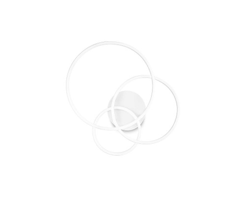 Основное фото Светильник настенный Ideal lux FRAME PL CERCHIO BIANCO 255019: Купить в Интернет магазин освещения GCSVET.RU