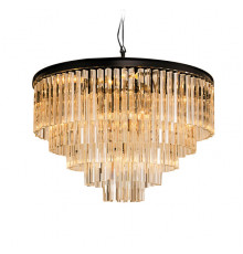 Подвесная люстра Delight Collection 1920s Odeon KR0387P-10A black/amber