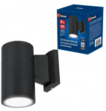 Светильник настенный LED для улицы (UL-00006801) Uniel ULU-S21A-3W/4000K IP65 Black