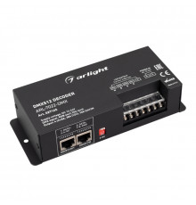 Декодер Arlight ARL-7022-DMX (12-24V, 4x8A, DMX512, XLR3) 027145