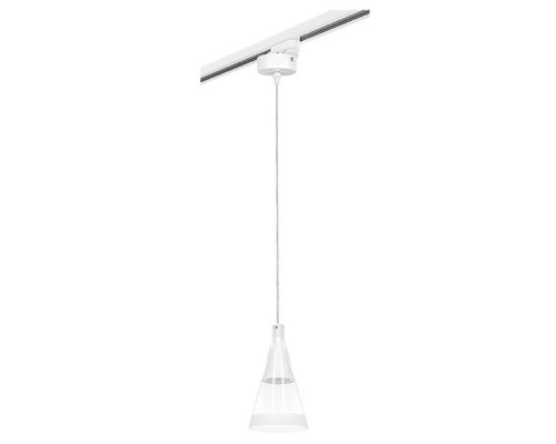 Основное фото Светильник трековый Lightstar Track 1 white L1T757016 (757016+592006): Купить в Интернет магазин освещения GCSVET.RU