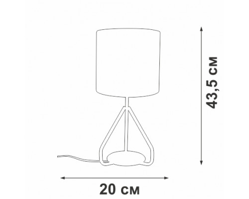 Дополнительное фото Лампа настольная Vitaluce V2899-0/1L: Купить в Интернет магазин освещения GCSVET.RU