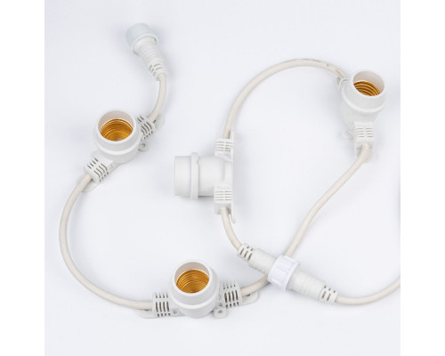 Основное фото Гирлянда Uniel UDL-K121 10/E27/5M IP65 WHITE BELT-LIGHT UL-00011810: Купить в Интернет магазин освещения GCSVET.RU