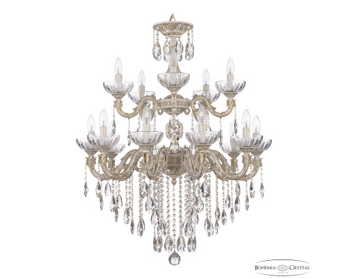 Основное фото Люстра подвесная Bohemia Ivele Crystal AL79101/10+5/250/2D B WMG P Clear/M-1H: Купить в Интернет магазин освещения GCSVET.RU