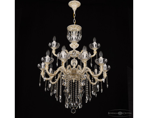 Дополнительное фото Люстра подвесная Bohemia Ivele Crystal AL79101/10+5/250/2D B WMG P Clear/M-1H: Купить в Интернет магазин освещения GCSVET.RU
