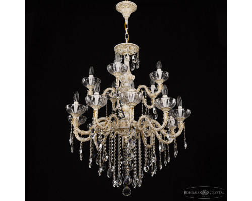 Дополнительное фото Люстра подвесная Bohemia Ivele Crystal AL79101/10+5/250/2D B WMG P Clear/M-1H: Купить в Интернет магазин освещения GCSVET.RU