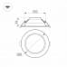 Дополнительное фото Светильник встраиваемый Arlight IM-Cyclone-R280-40W White6000 022526(2): Купить в Интернет магазин освещения GCSVET.RU