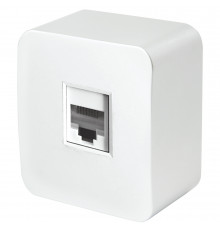 Розетка RJ-45 1-местная Stekker София MST00-20-01 49300