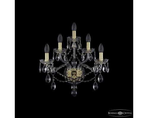 Основное фото Настенный светильник Bohemia Ivele Crystal 1415B/2+2+1/200/XL G: Купить в Интернет магазин освещения GCSVET.RU