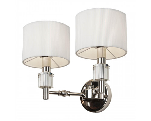 Дополнительное фото Настенный светильник iLamp Alexa W2404-2 Nickel: Купить в Интернет магазин освещения GCSVET.RU