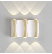 Светильник настенный для улицы Crystal Lux CLT 022W3 WH-GO 4000K