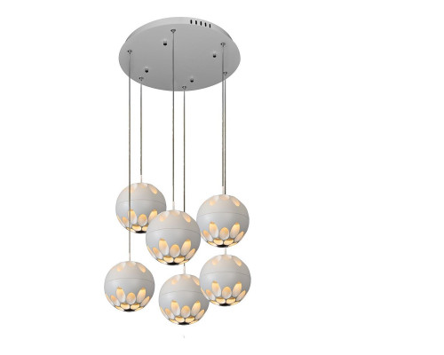 Дополнительное фото Люстра подвесная LED iLedex Mob P1009-6 WH: Купить в Интернет магазин освещения GCSVET.RU
