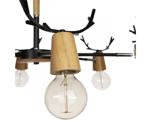 Дополнительное фото Люстра потолочная Loft IT Sven 10024/6 Black: Купить в Интернет магазин освещения GCSVET.RU