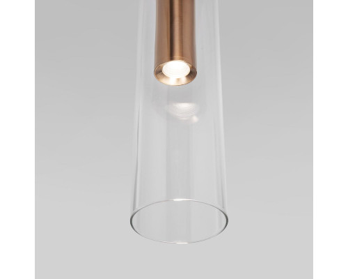 Дополнительное фото Светильник подвесной Eurosvet Swan 50253/1 LED латунь a063268: Купить в Интернет магазин освещения GCSVET.RU